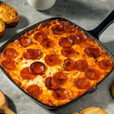 Ultimate Game Day Cheesy Pizza Dip Recipe
