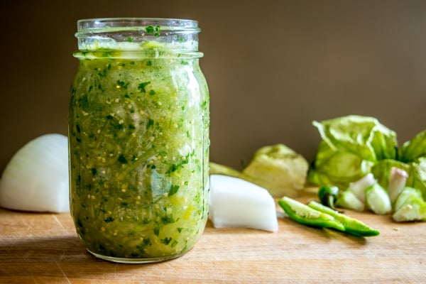 Ultimate Homemade Green Tomatillo Salsa Canning Recipe