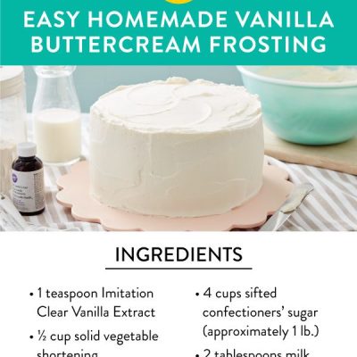 Ultimate Homemade Vanilla Buttercream Frosting Recipe
