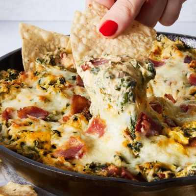 Zesty Bacon, Spinach &Amp; Artichoke Dip Recipe