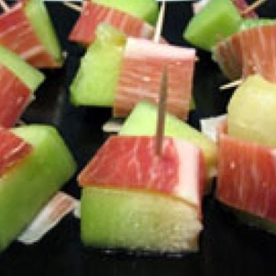 Zesty Melon with Crisp Serrano Ham: A Refreshing Fusion