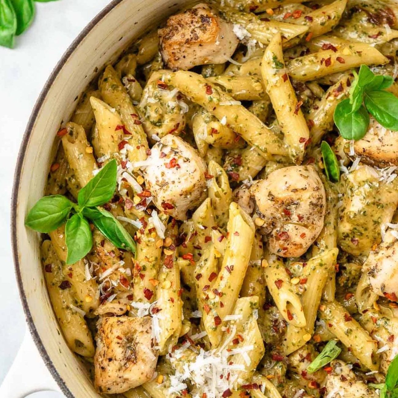 Zesty Pesto Chicken with a Kick